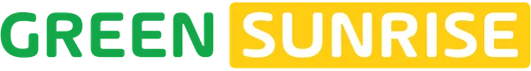 Green Sunrise Stamp Logo